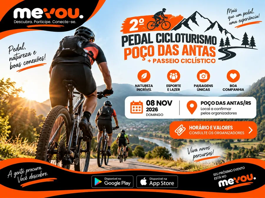 2º Pedal Cicloturismo Poço das Antas + Passeio Ciclístico