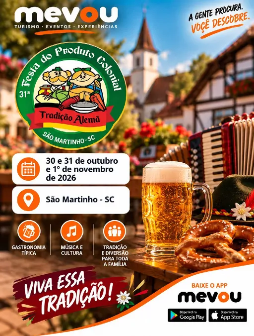 31ª Festa do Produto Colonial - Tradição Alemã