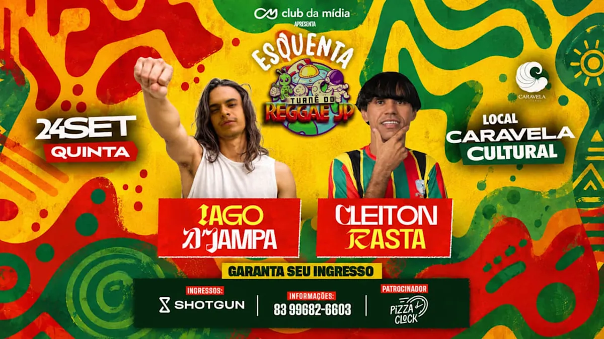 Esquenta Turnê Do Reggae - Iago D'jampa + Cleiton Rasta