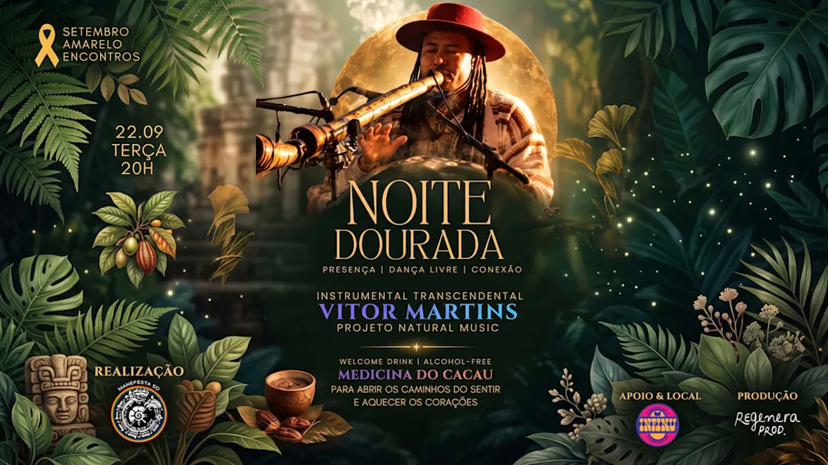 Noite Dourada Com Vitor Martins Em Brasília