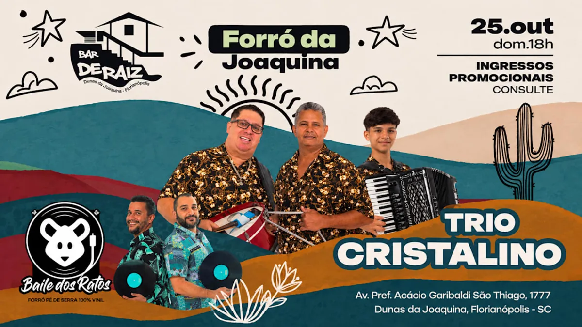 Forró Da Joaquina Com Trio Cristalino E Baile Dos Ratos