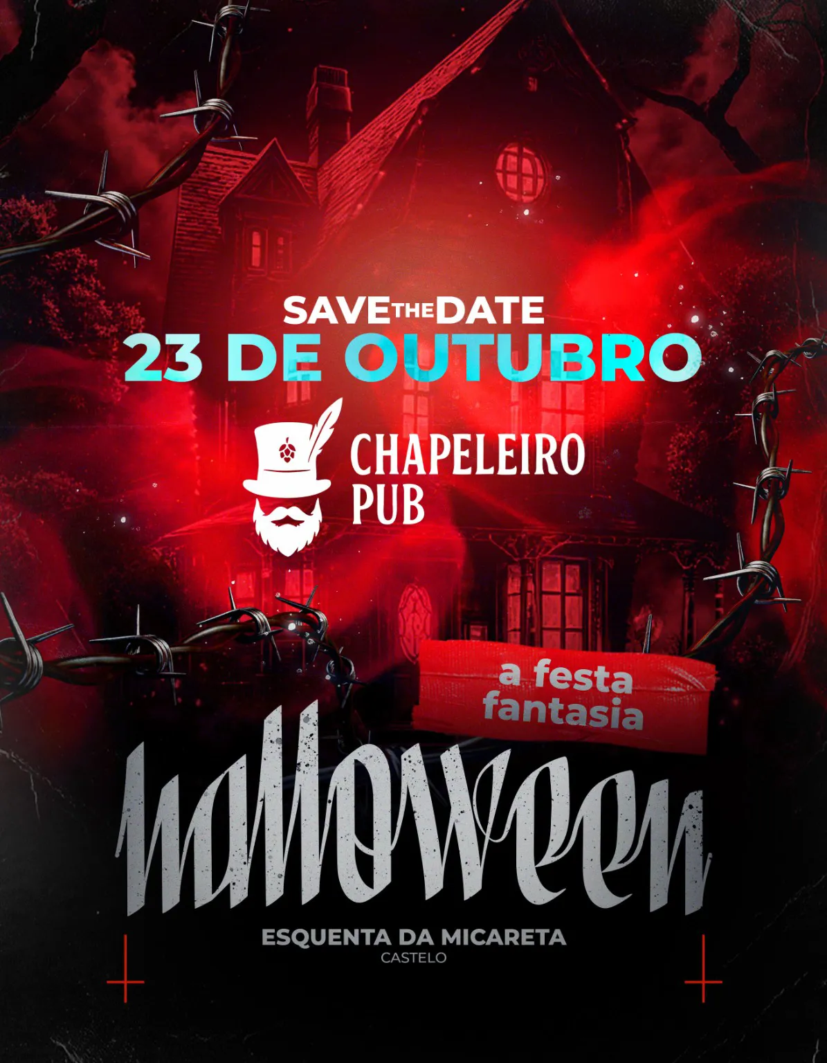 A festa fantasia Halloween