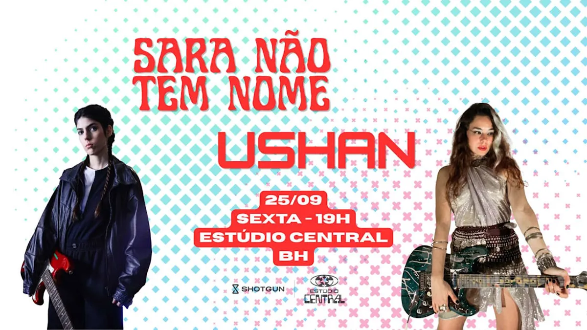 Sara Não Tem Nome E Ushan No Estúdio Central