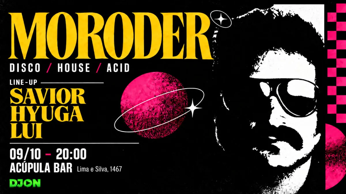 Moroder - Disco / House / Acid @ A Cúpula Bar