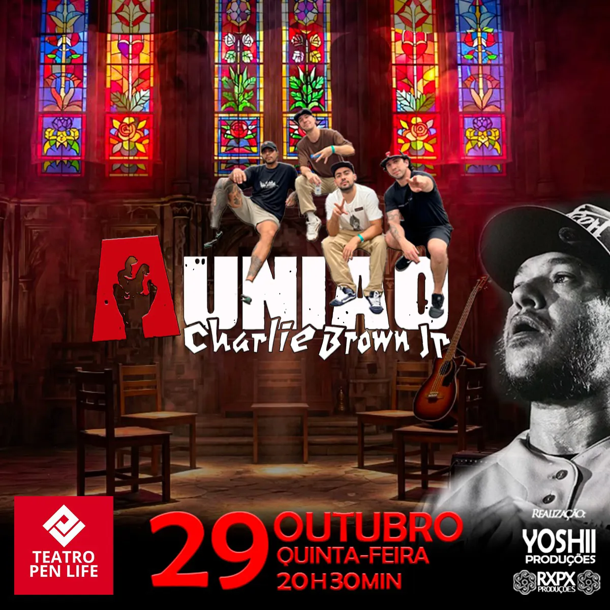 BANDA UNIÃO APRESENTA ESPECIAL 30 ANOS DE CHARLIE BROWN JR.